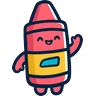 Creative Kids crayon mascot