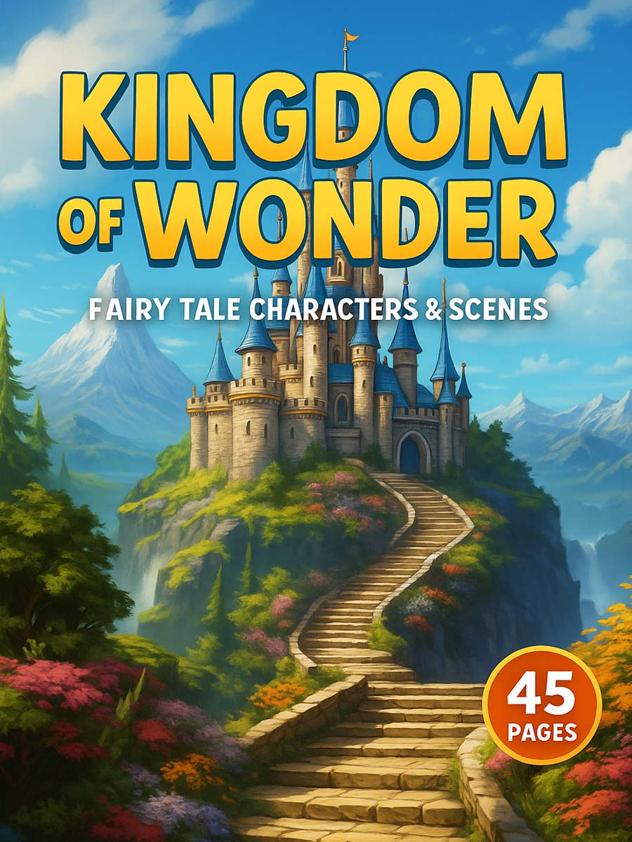 Kingdom of Wonder – 45 Fairy Tale Characters & Scenes for One Dollar