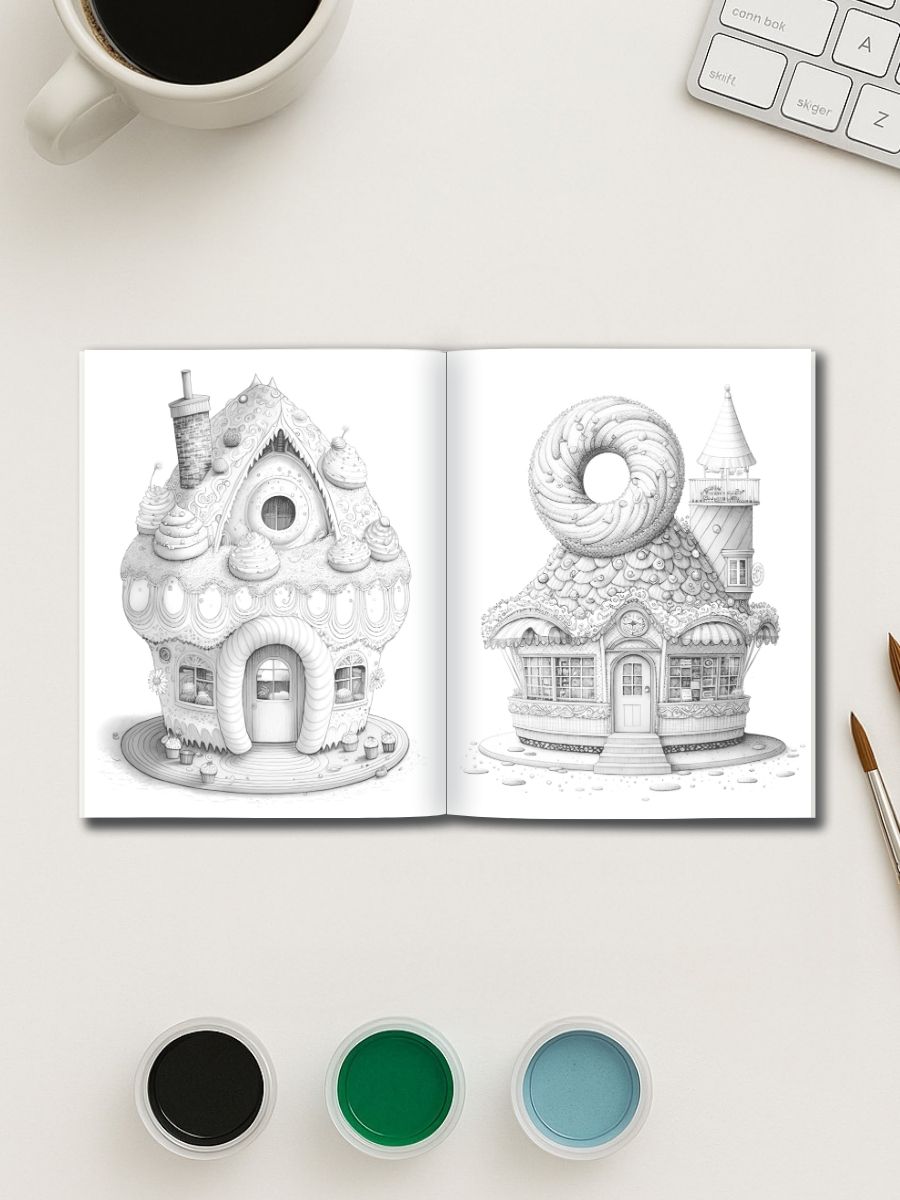 Yummy Dwellings – 250 Food-Themed Fantasy House Pages for One Dollar - Image 3