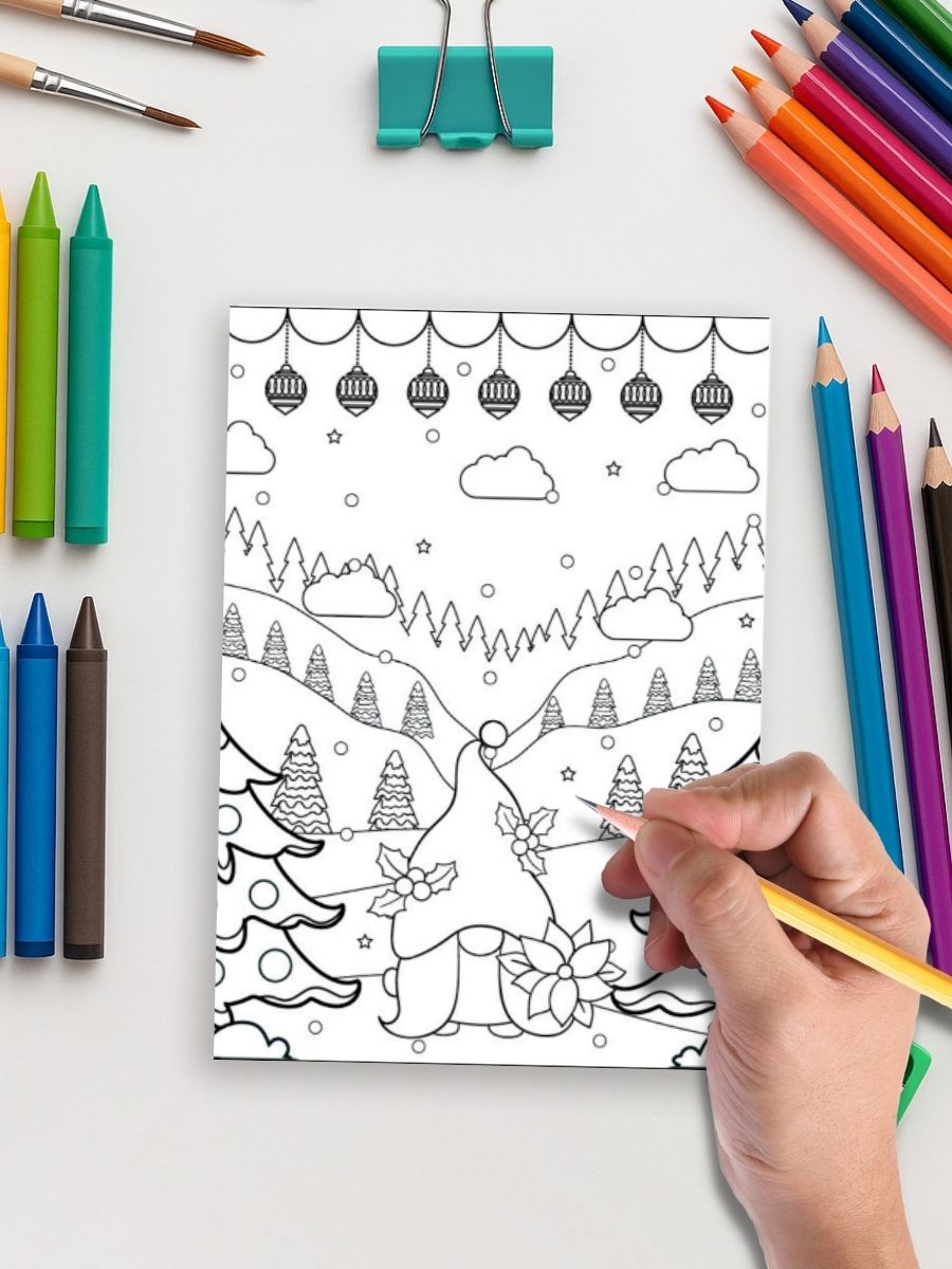 Christmas Magic – 171 Holiday-Themed Coloring Pages for One Dollar - Image 5