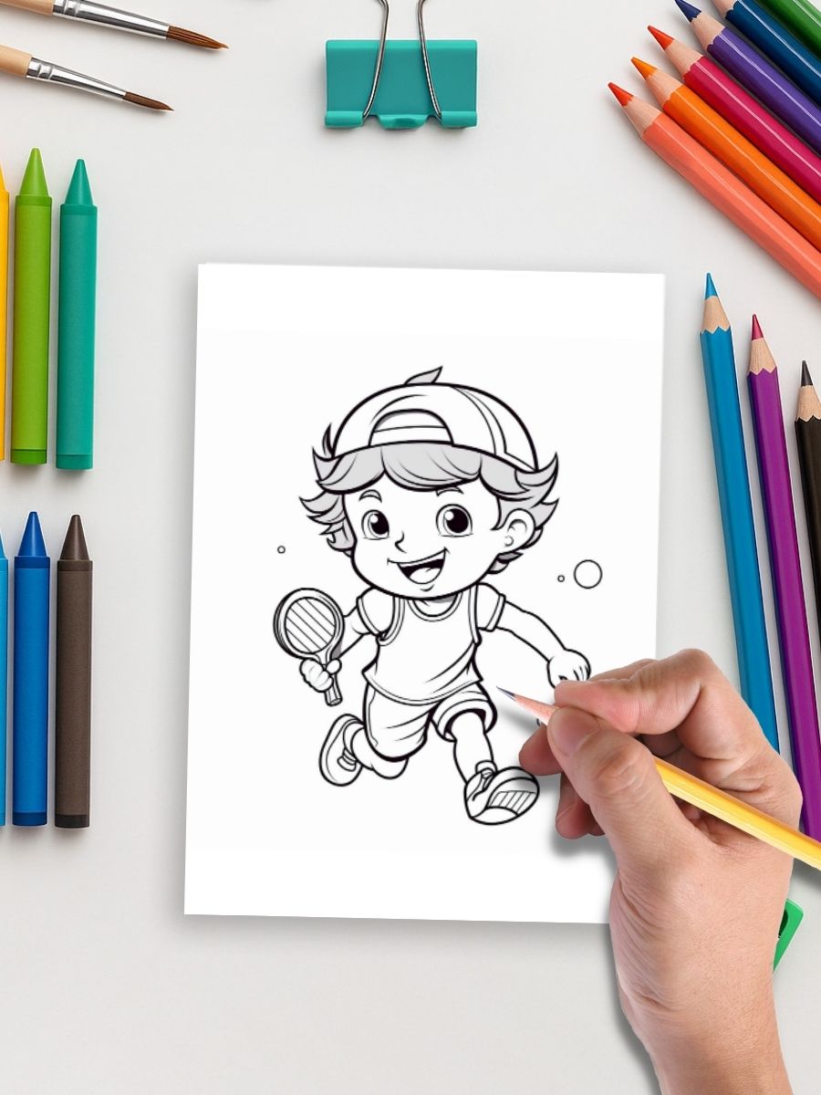 Game On! – 141 Sports & Activities Coloring Pages for Kids for One Dollar - Image 4