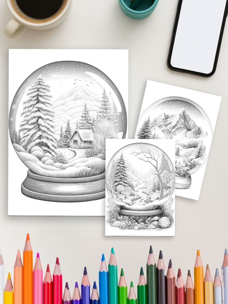 Crystal Worlds – 100 Fantasy Scenes Inside Crystal Balls for One Dollar - Image 3