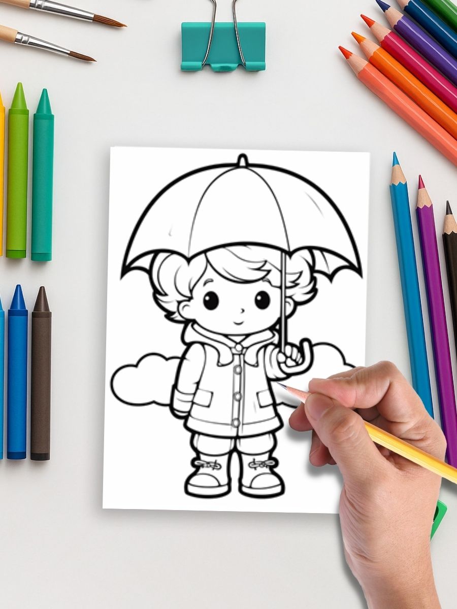 Weather Wonders – 200 Weather & Season-Themed Coloring Pages for One Dollar - Image 4