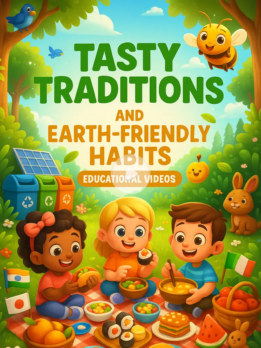 Tasty Traditions and Earth-Friendly Habits - Educational Videos for One Dollar
