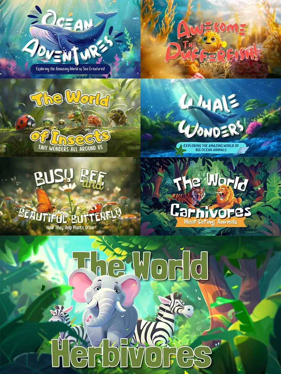 Wild Wonders Animal Learning Adventure Video Pack for One Dollar - Image 2